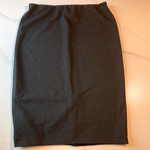 Medium Stretchy Black Pencil Skirt